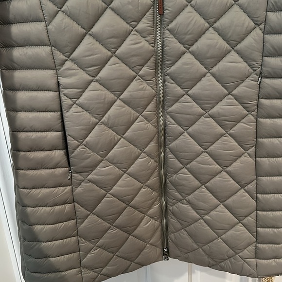 Ralph Lauren Quilted Green Puffer Coat - Picture 7 of 8